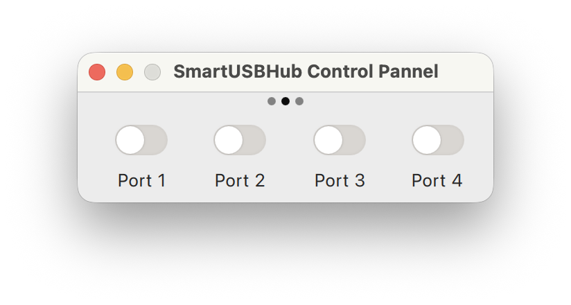 SmartUSBHub control panel